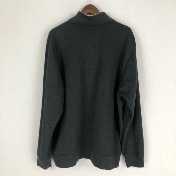 *SOLD* Orvis Grey Fleece Lined Long Sleeve Pullover XXL - Picture 2 of 9